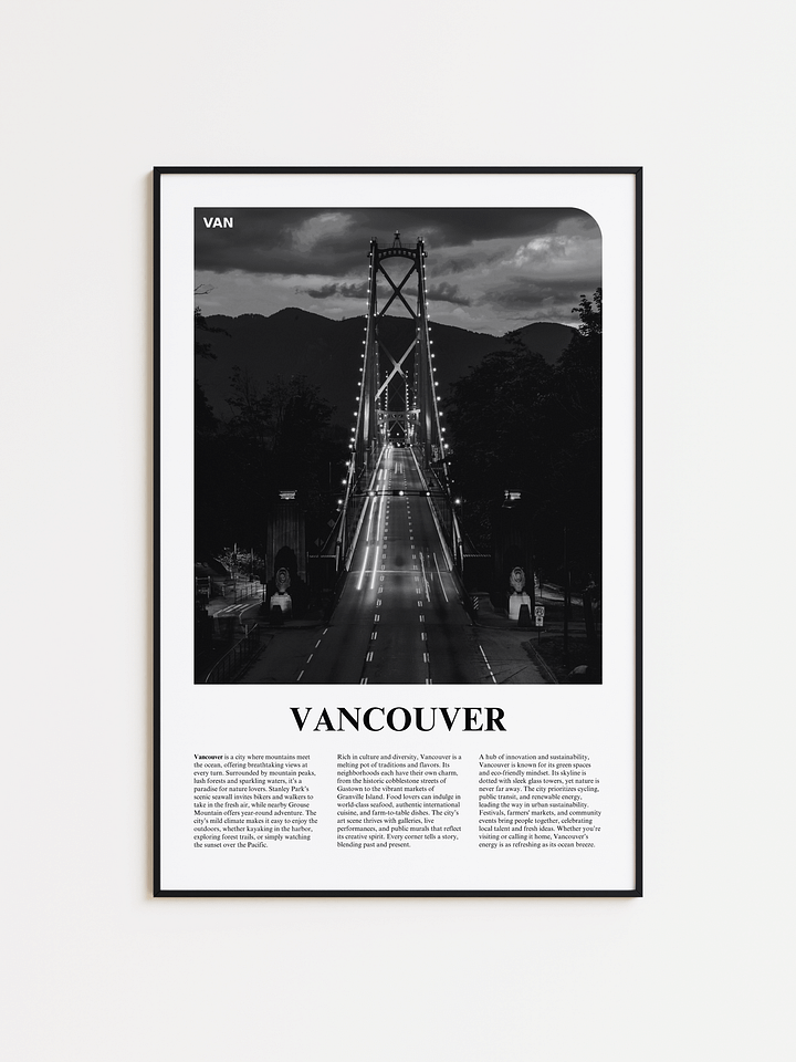 Vancouver 05 Newspaper Poster product image (1)