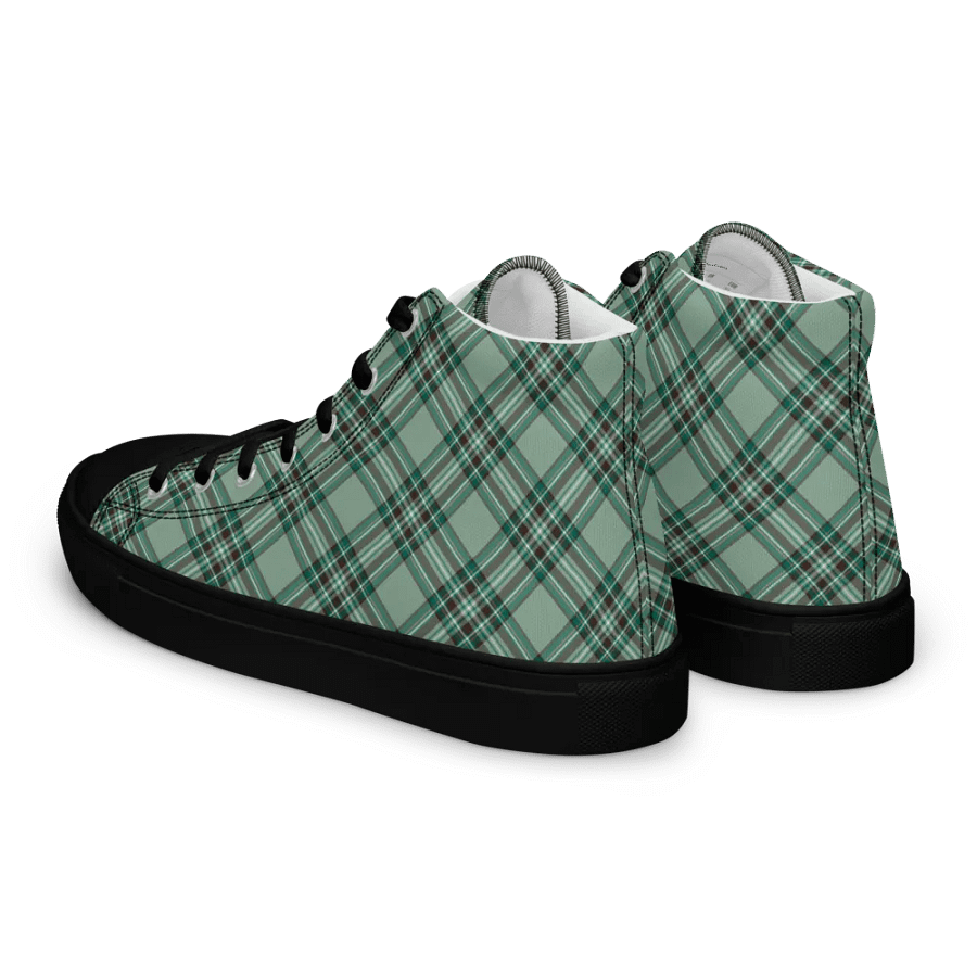 Kelly Tartan Men's High Top Shoes product image (9)