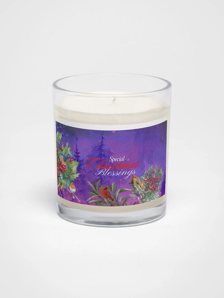 Festive Holiday Birds Soy Wax Candle gift moms friends family colleagues product image (1)