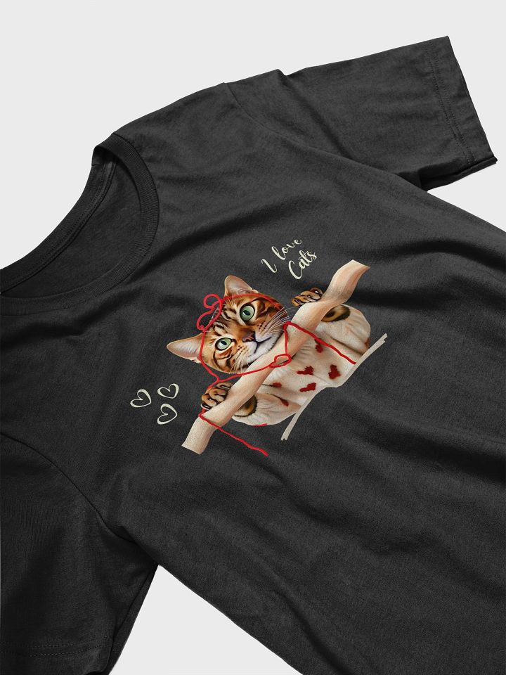I LOVE CATS / T-SHIRT product image (2)