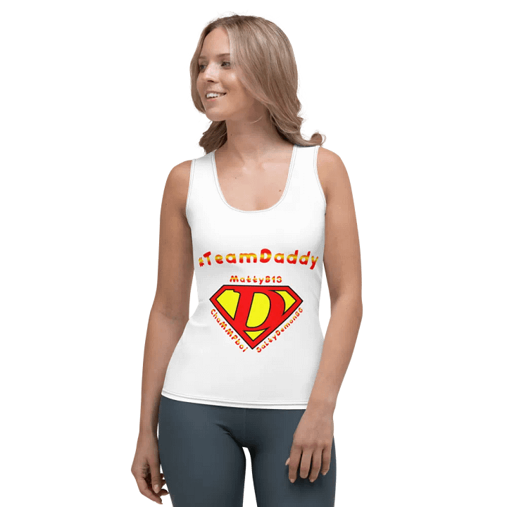 womans #team daddy tank top product image (1)
