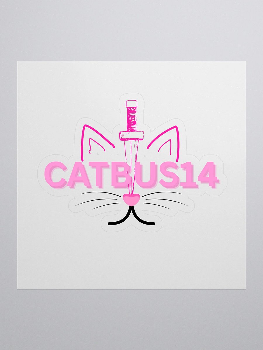 Catbus14 Stabby Tabby sticker product image (1)