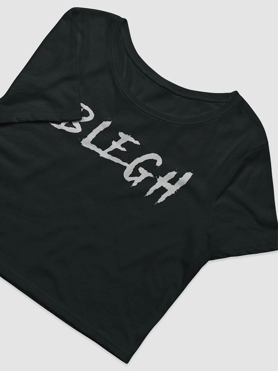 Blegh Crop-top with Purple Logo on Back product image (3)