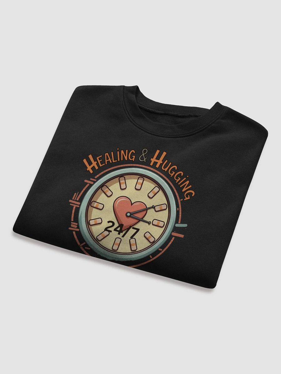 Healing & Hugging 24/7 Crop Sweatshirt product image (36)