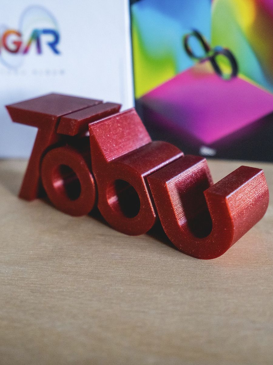 Tobu 3D Decor Logo Red product image (3)