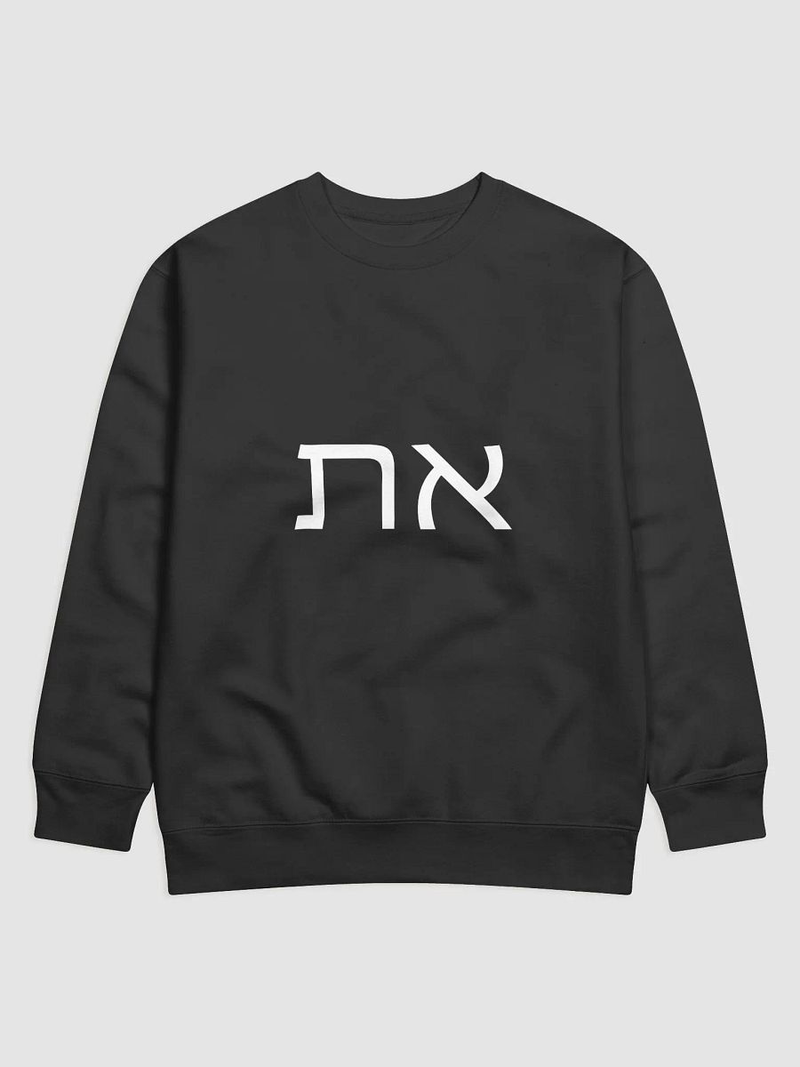 Geometric Aleph Tav Monochrome Unisex Sweatshirt product image (1)