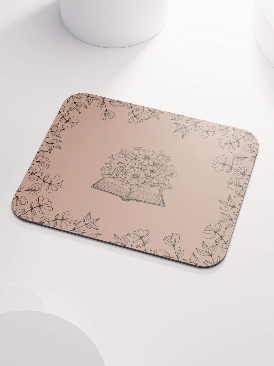 sunflowers and books mousepad product image (3)