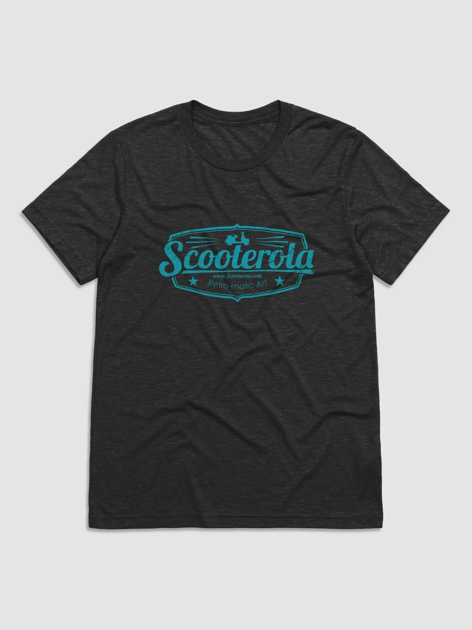 Scooterola Vintage Blue Shield Emblem Tee product image (1)