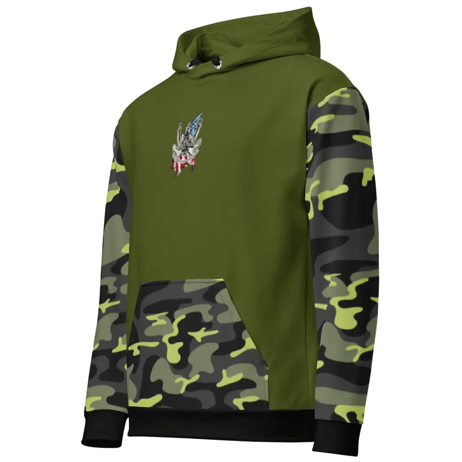 Camouflage & Green Chain Athena Tug & CE Flage Hoodie product image (8)
