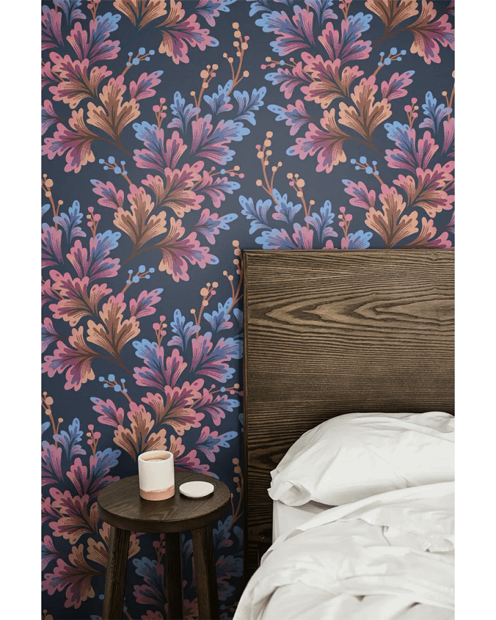 Wallpaper Mockup - Bedside with Oak Headboard product image (2)