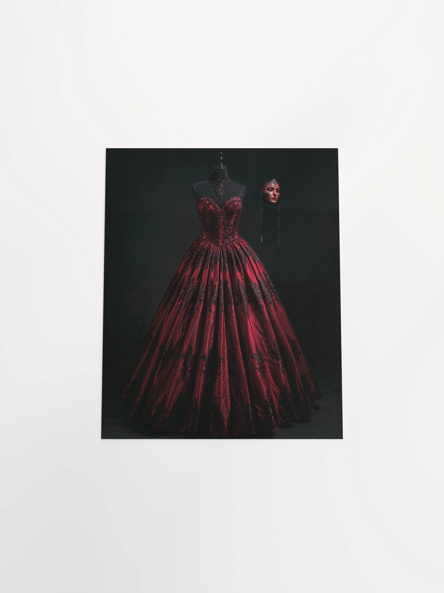 The Crimson Masquerade Matte Poster product image (28)