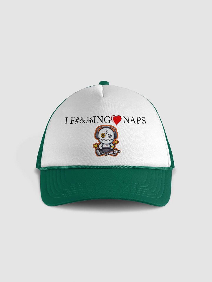 I F#&%ING <3 NAPS Coloured Trucker Hat product image (2)