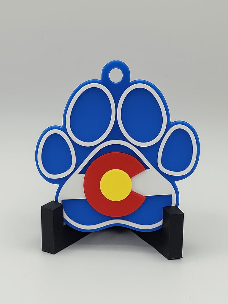 🐾 Colorado Paw Magnet & Keychain product image (1)