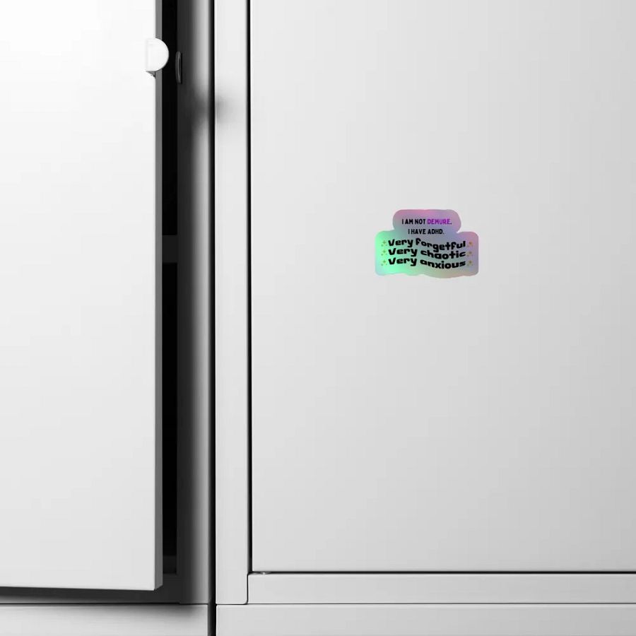 I Am Not Demure ADHD Sticker product image (6)