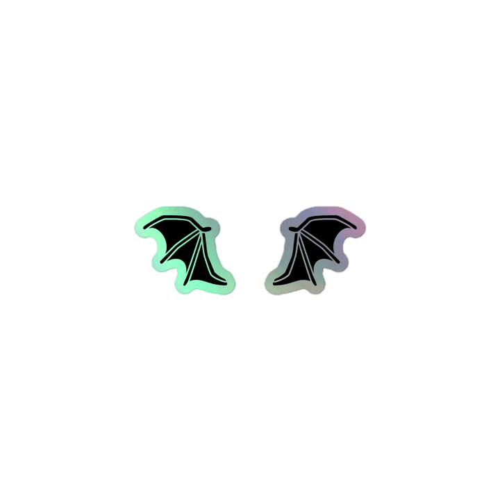 MatchaEXE Bat Wing Holographic Stickers product image (1)