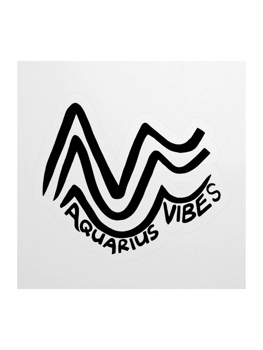 Aquarius Vibes Sticker product image (1)