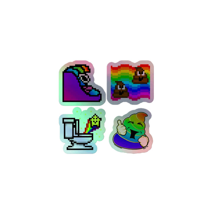 Holographic Sticker 4 Pack product image (1)