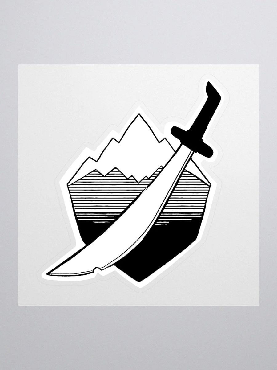 Ash-Kai Black & White Symbol Sticker product image (1)