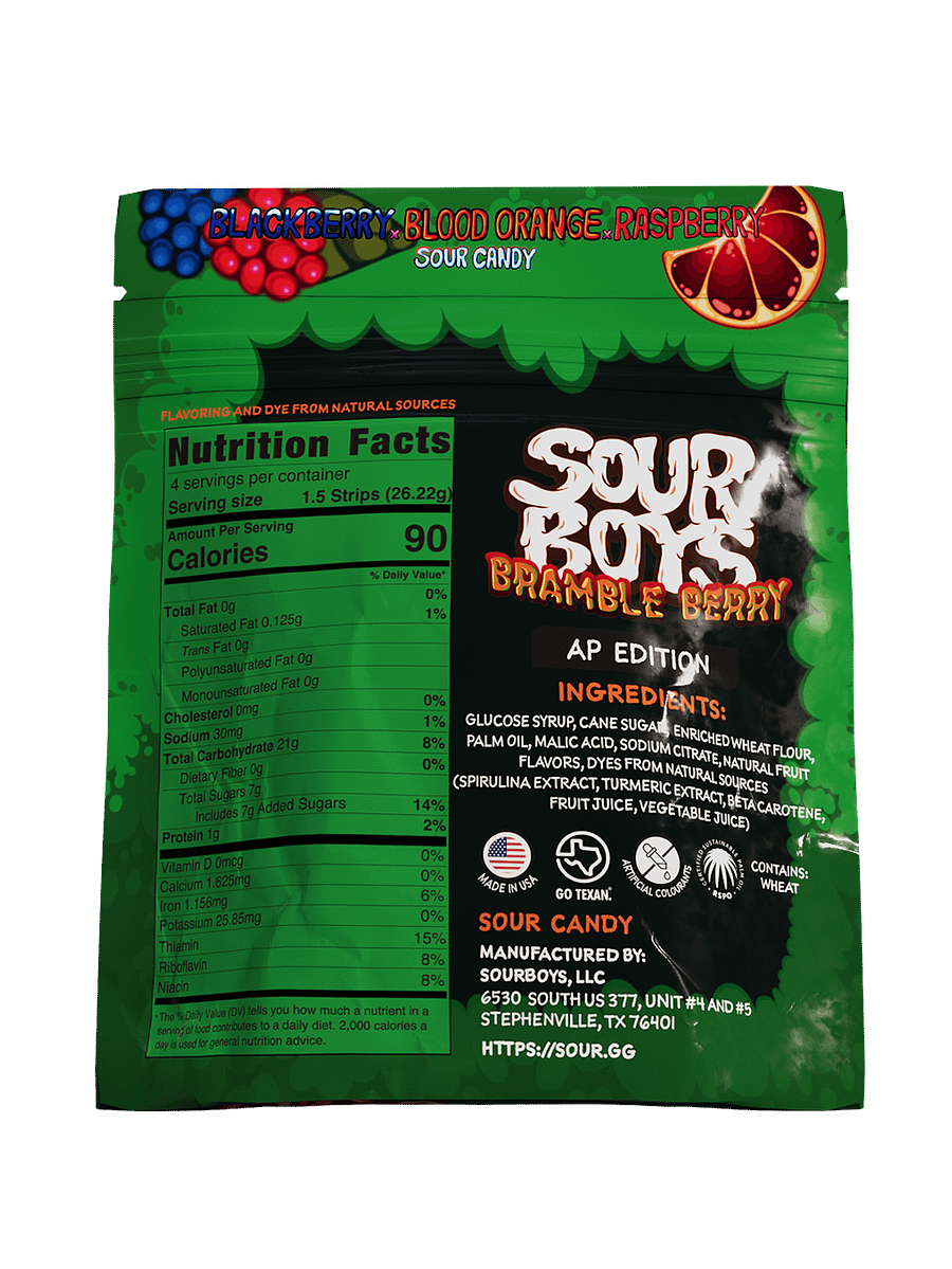 Bramble Berry Sour Belts - SourBoys product image (2)