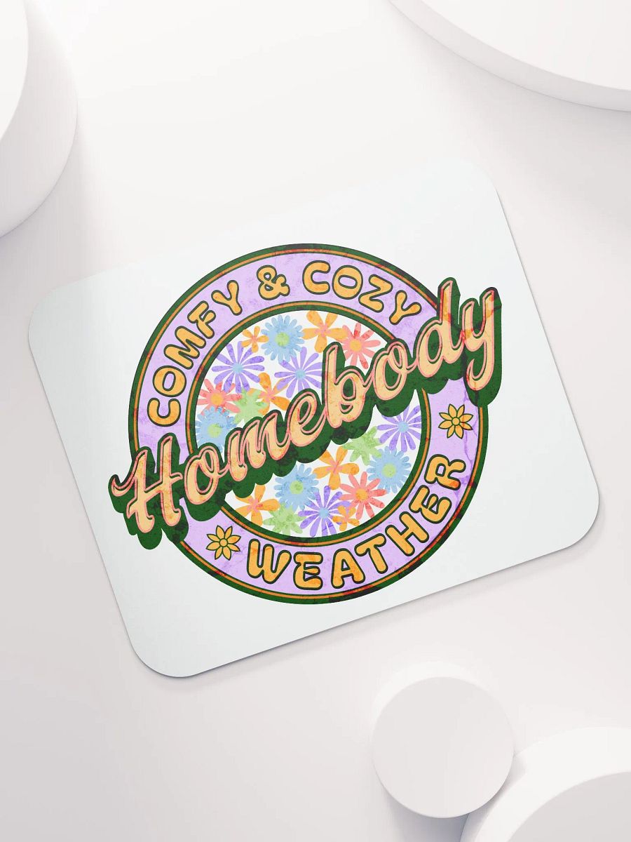 Homebody Comfy Ad Cozy Weather Floral Mouse Pad product image (5)