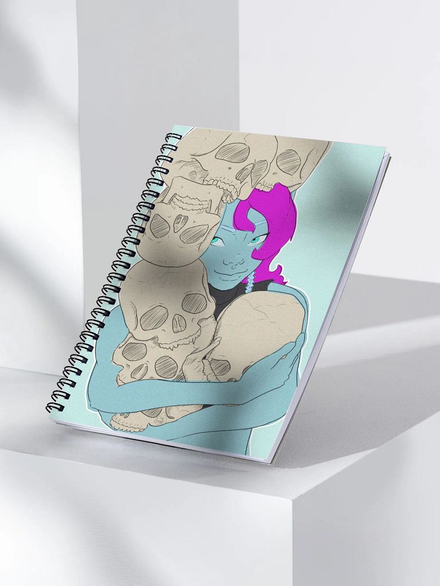 "Seven Pristine Human Skulls" Softcover Notebook product image (3)