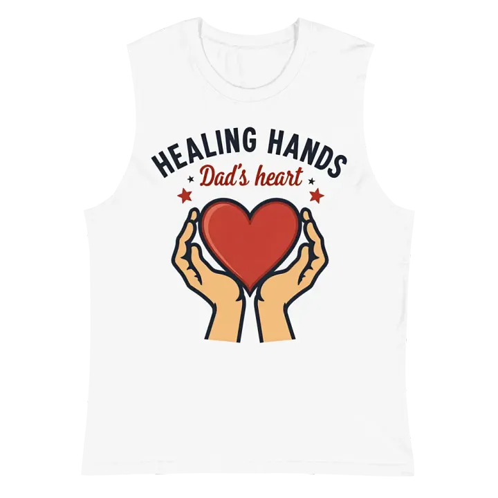 Healing Hands Dad's Heart Muscle Tank product image (2)