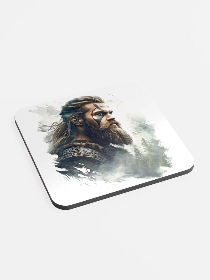 Glossed Cork Coaster - Viking product image (2)