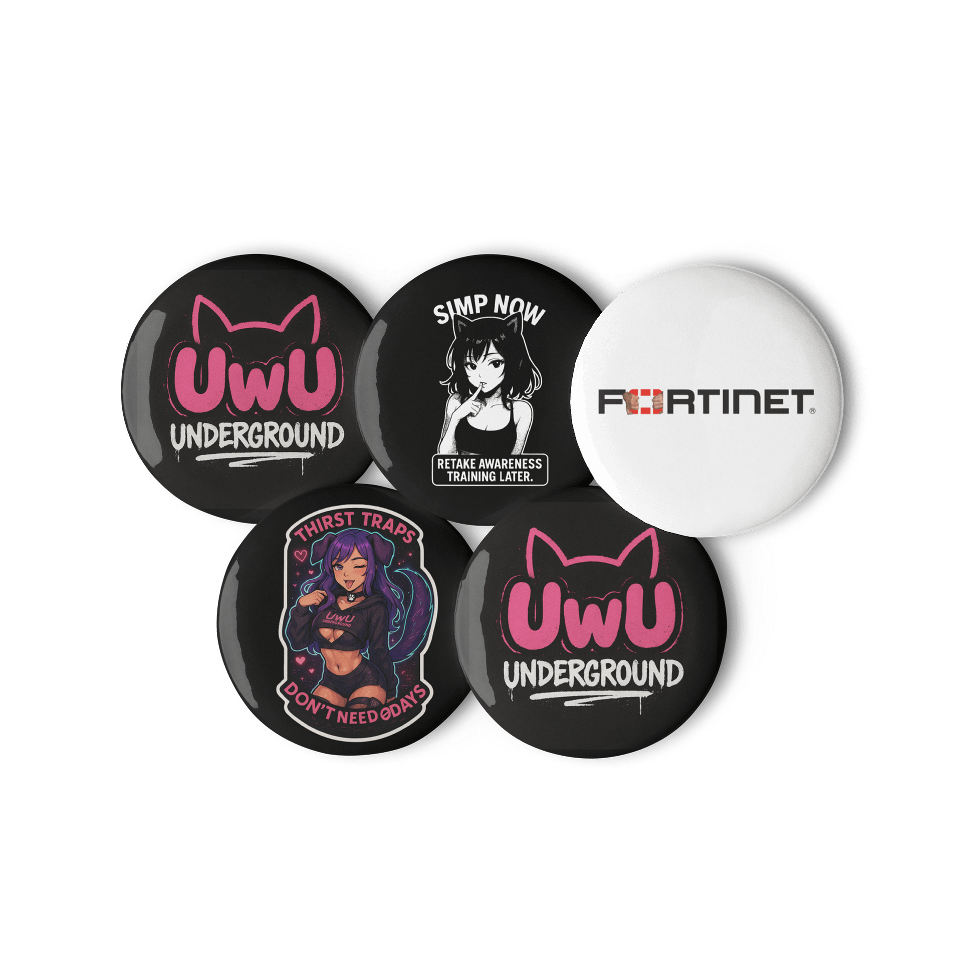 UwU Pins - Set 0x01 - Small product image (2)