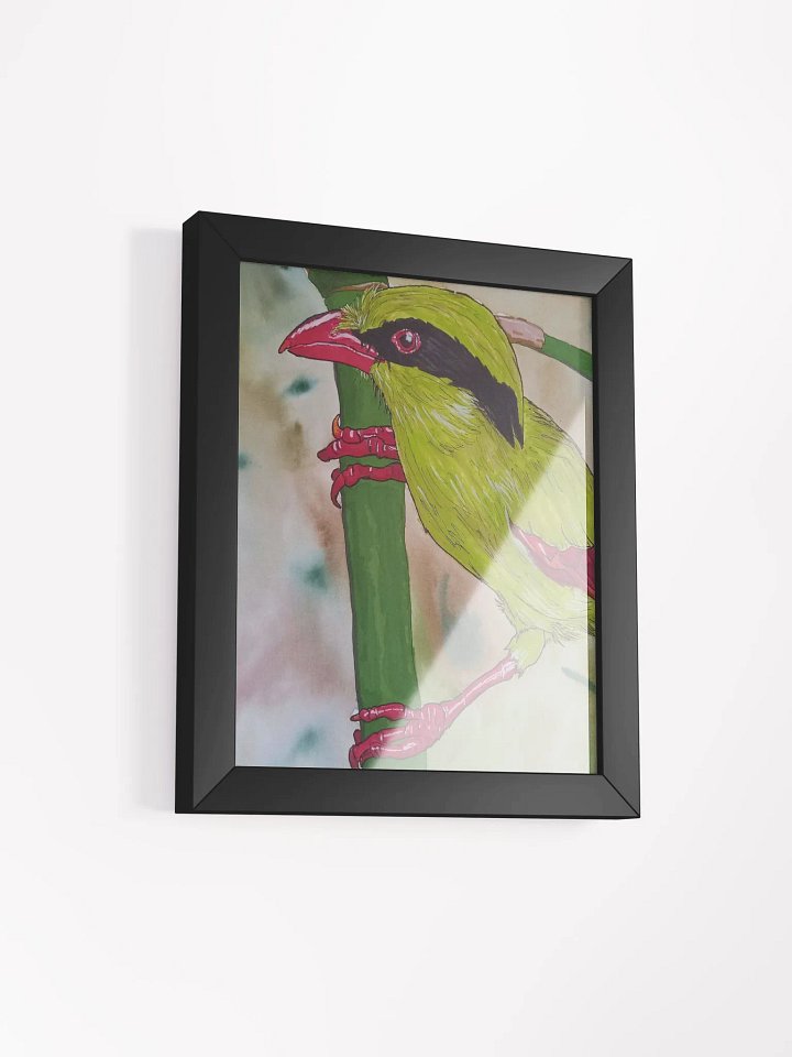 Corvid Series [02] Indochinese Green-Magpie framed print product image (2)