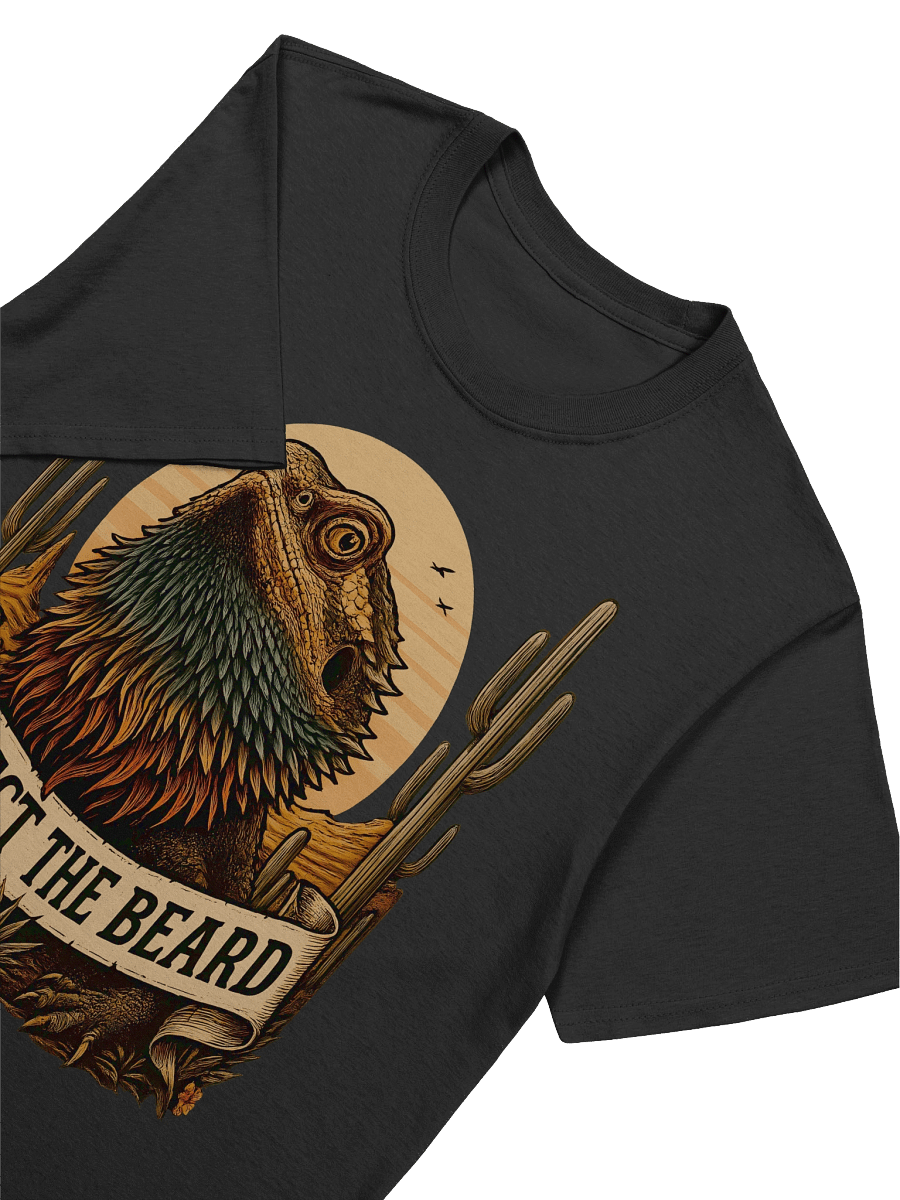 Respect the Beard – Vintage Bearded Dragon Desert Graphic Tee product image (46)