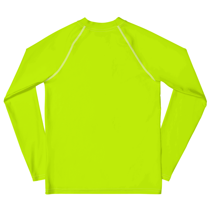 Wild Yellow Neon Youth Rash Guard product image (2)