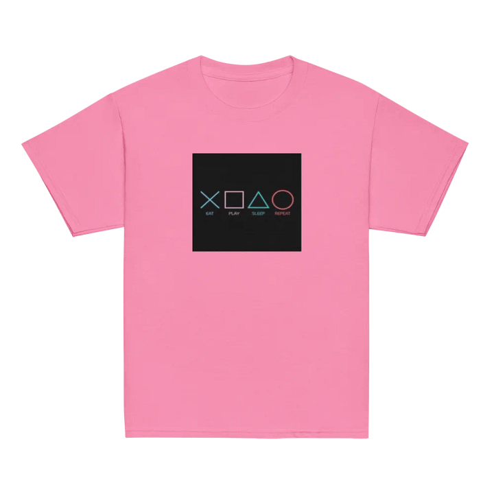 Kids Shirt Eat Play Sleep Repeat product image (2)