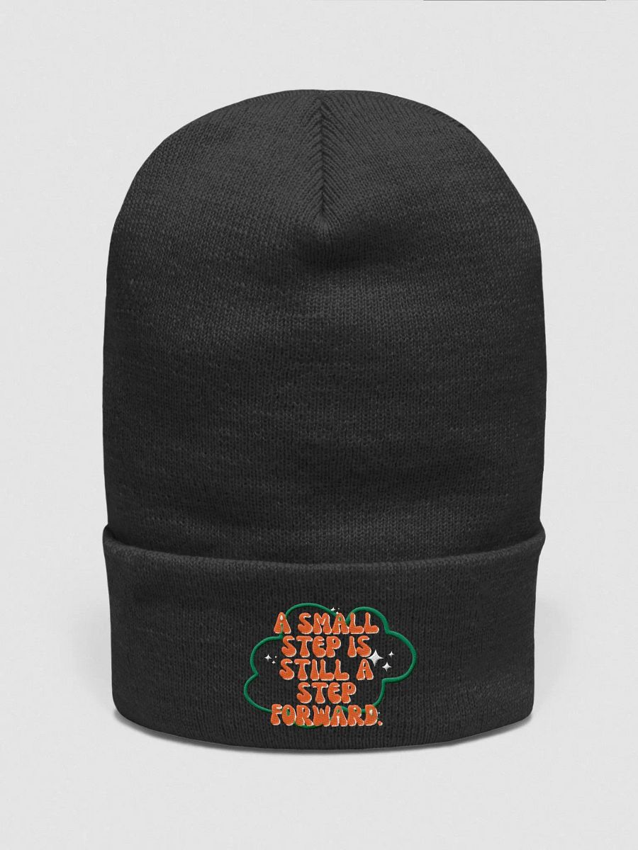 Yupoong Cuffed Beanie - A small step... product image (4)