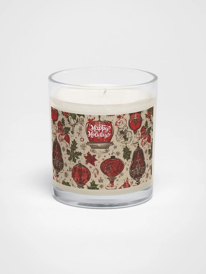 Festive Holiday Soy Wax Candle gift for friends moms daughters colleagues product image (1)