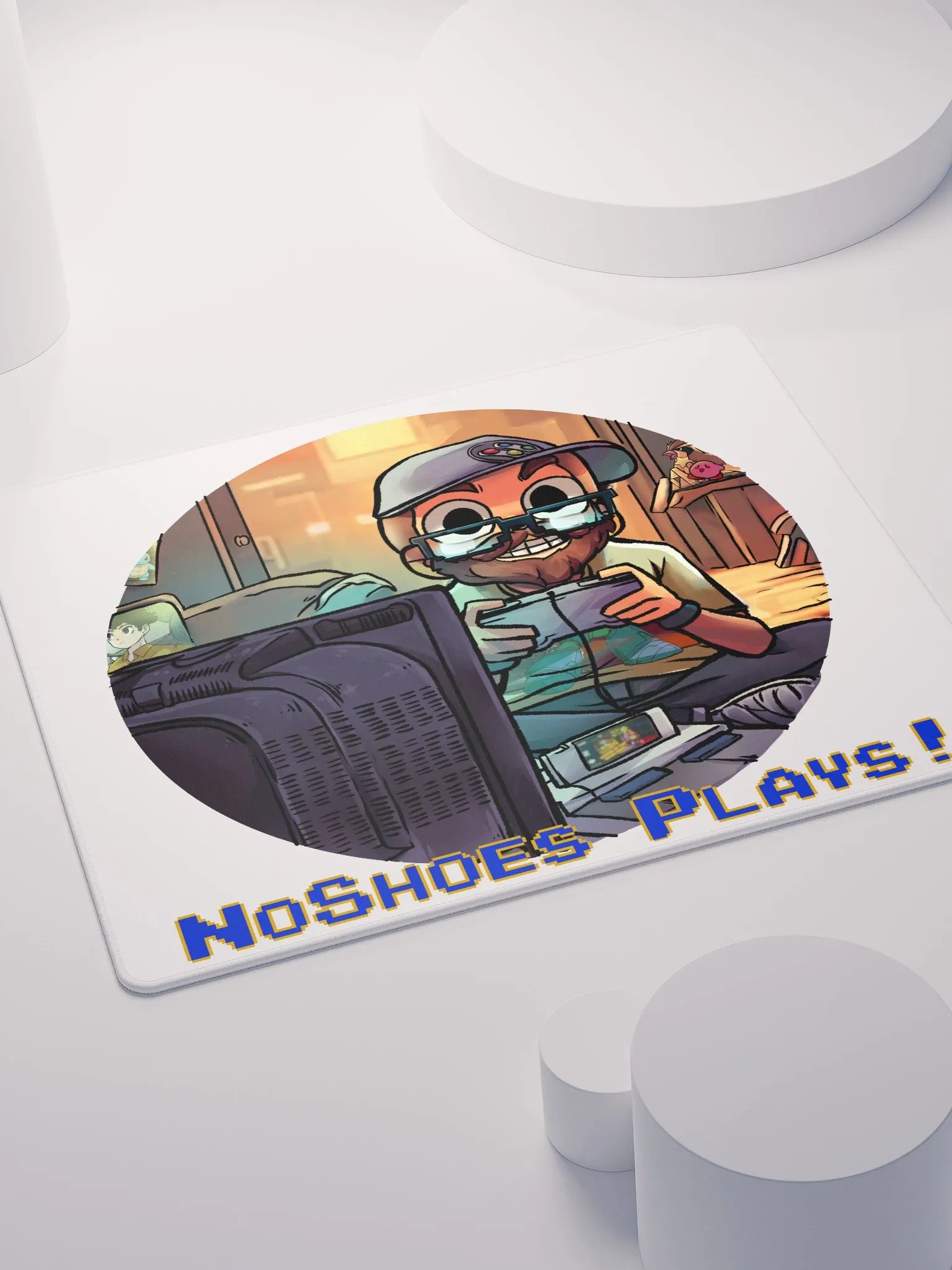 NoShoes Plays VS The World Mouse Pad product image (4)