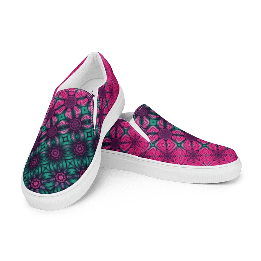 Fractal Blossom Slip-Ons product image (11)