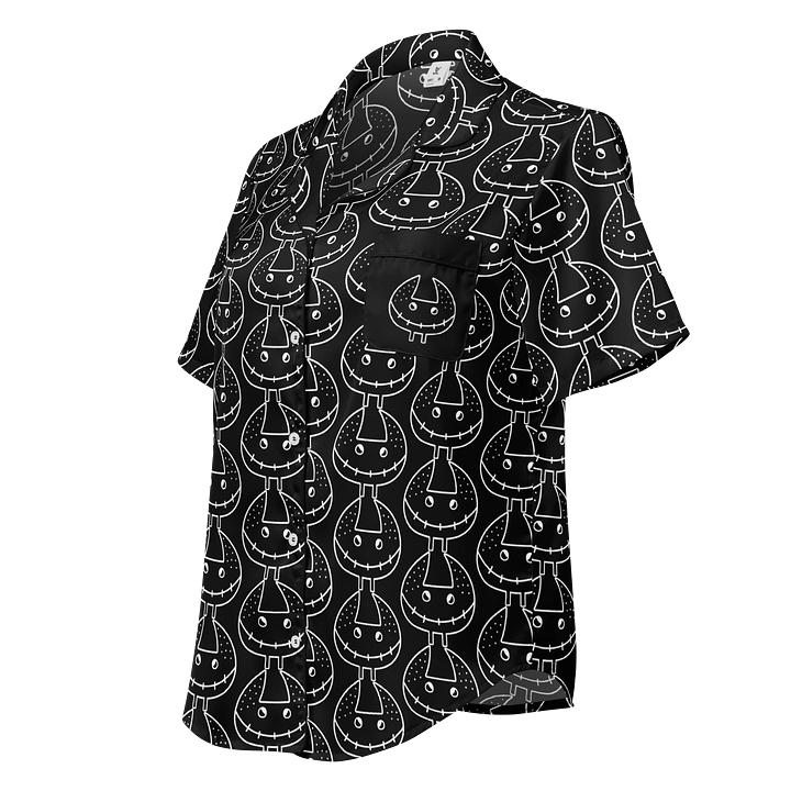 Geometric Faces Silky Pajama Top product image (1)