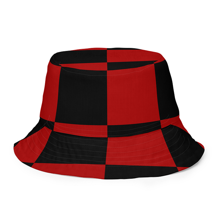 Checkmate and Floral Reversible Bucket Hat product image (2)