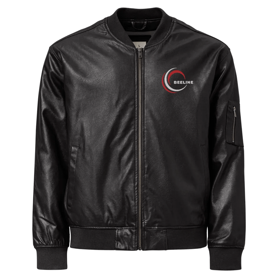 Beeline Black Leather Jacket product image (1)