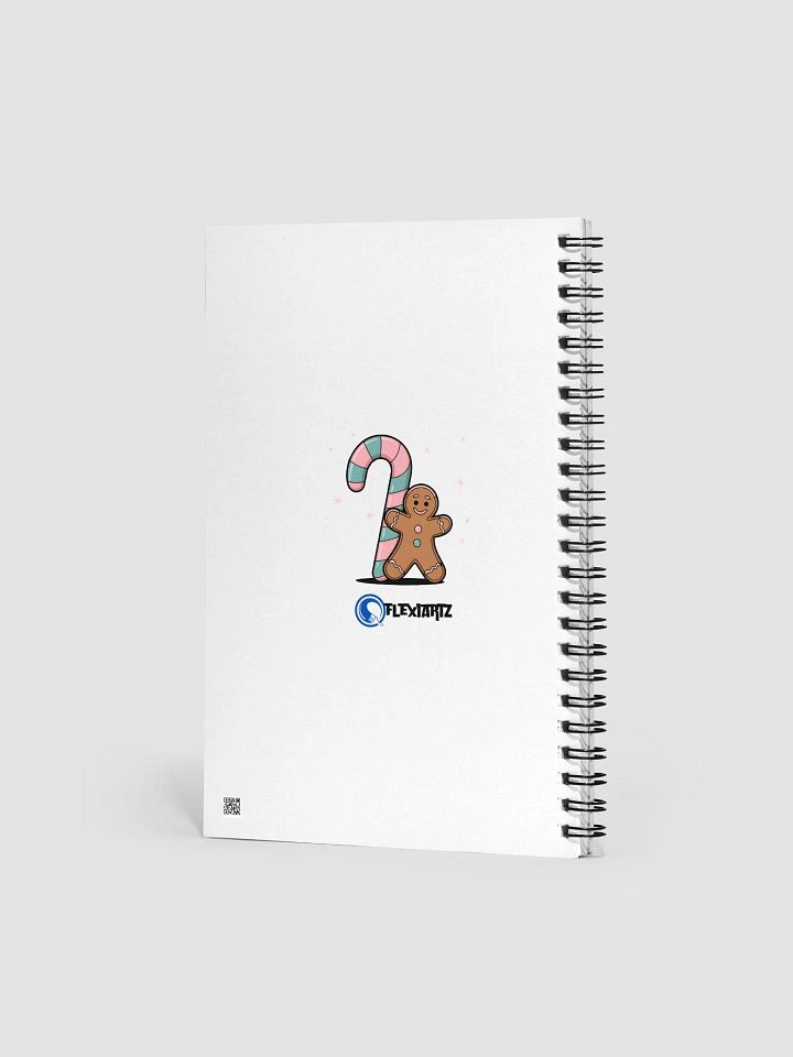 Festive Candy Cane & Gingerbread Holiday Collection Notebook product image (2)