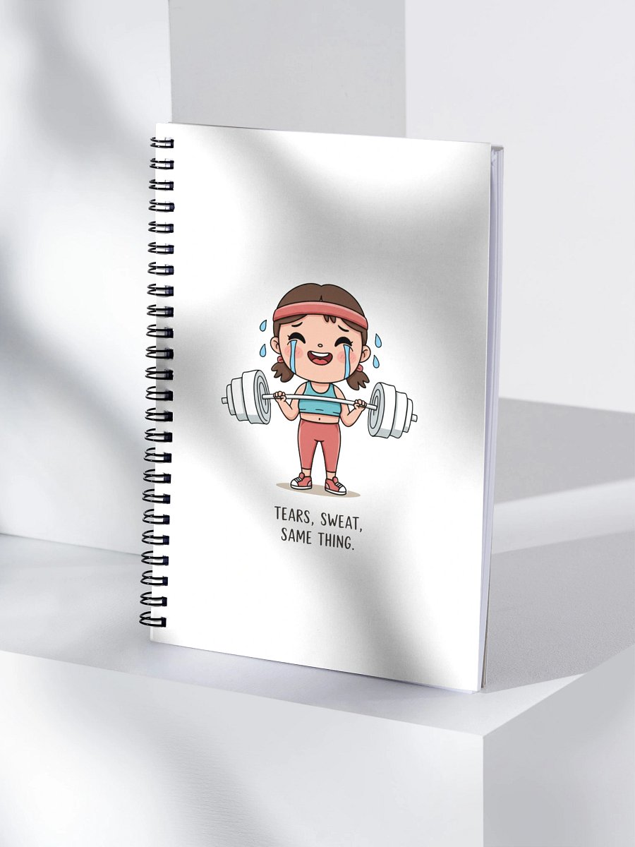 The Emotional Reps Notebook “Tears, sweat, same thing.” edition product image (4)
