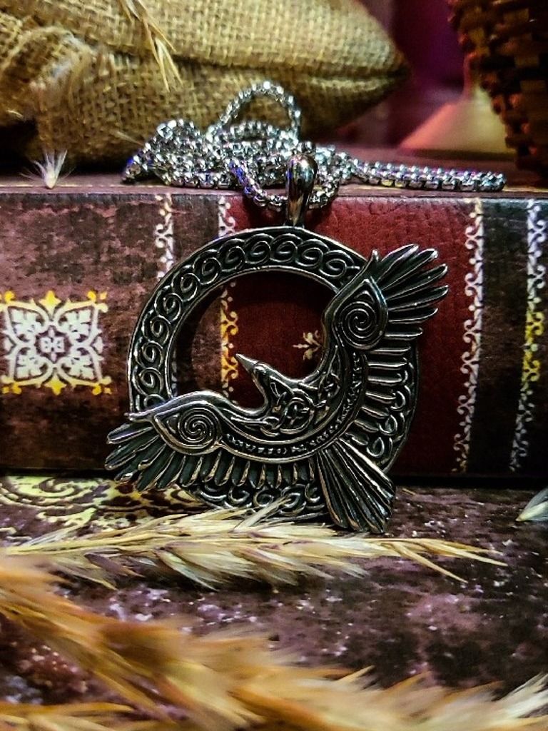 The Armored Kingdom Flight of the Ancient Raven Necklace product image (6)