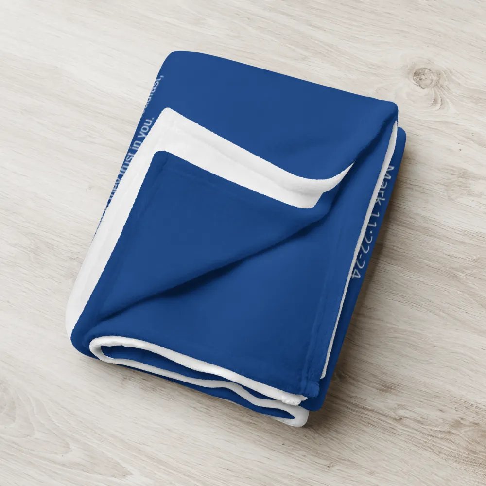 Armour Of God Royal Blue Prayer Blanket product image (8)