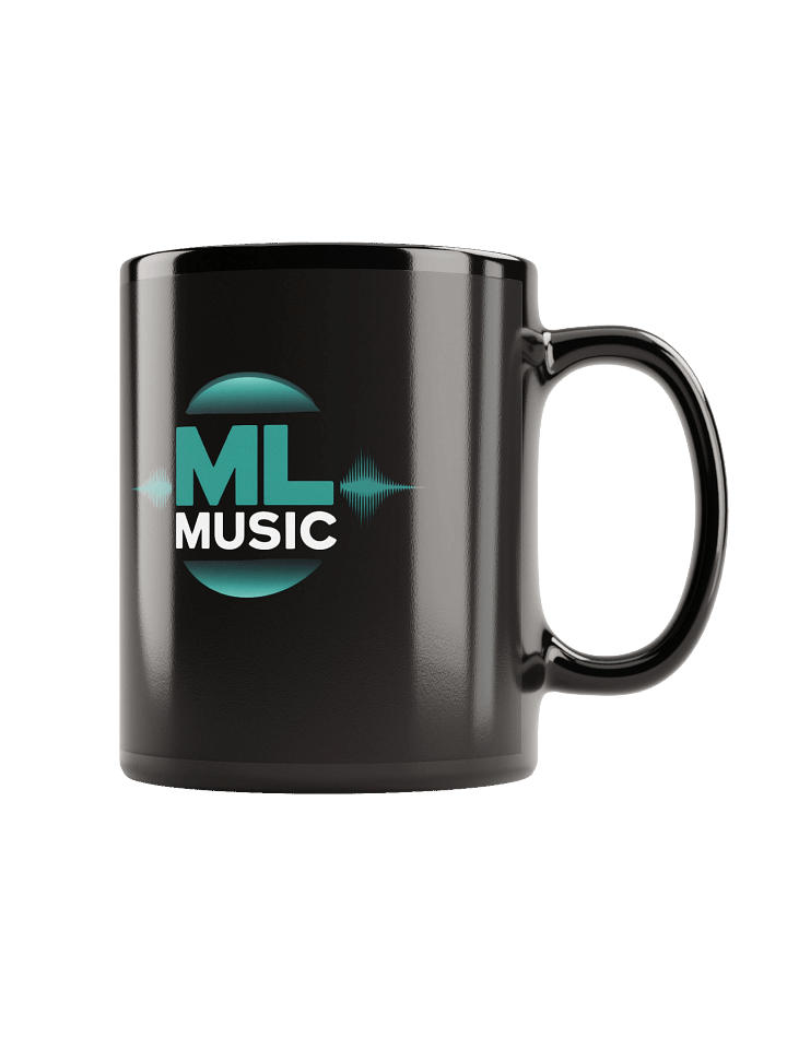 The ML Mug – The Logo Series (Black Glossy Edition) product image (2)
