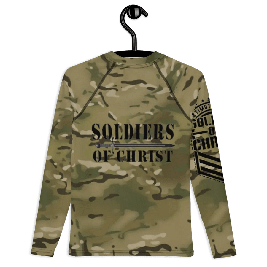 Faithful Camo: Youth Rash Guard - Multicam product image (8)
