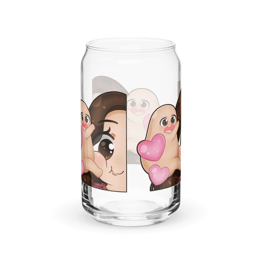 Hugs face Emote! Can- shaped glass cup product image (38)