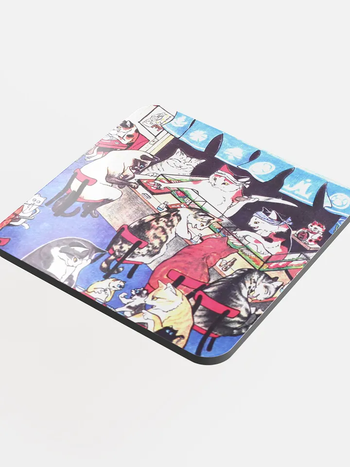 Cats at the Sushi Bar coasters product image (2)