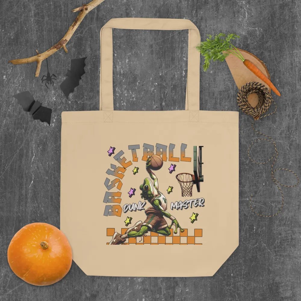 Basketball Dunk Master Frog Eco-Friendly Tote Bag product image (5)