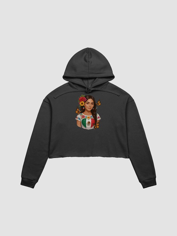 Mexico Floral Beauty Crop Hoodie product image (1)