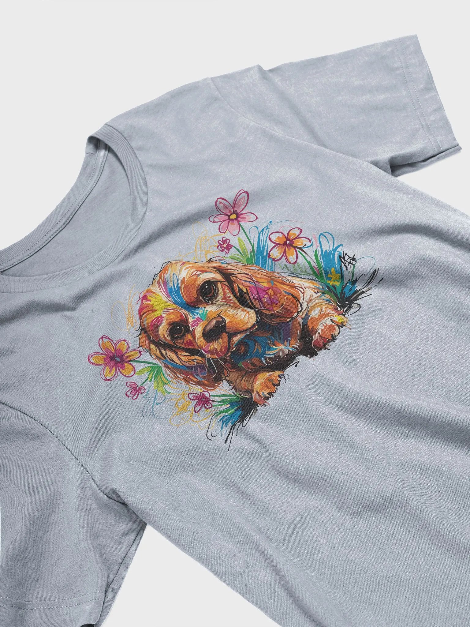 Scribbles Cocker Spaniel 7 , Shirt product image (9)